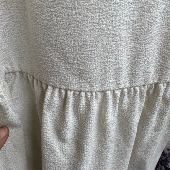 Kate Spade Cream Ruffle Blouse - Picture 2 of 4